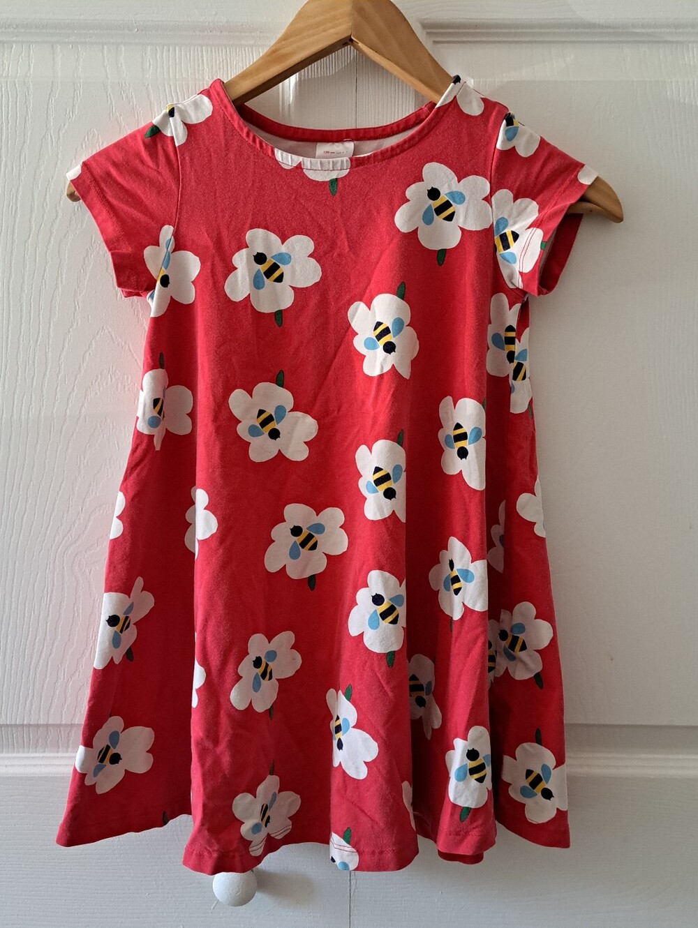 Hanna Andersson Pink Floral Bee Print Dress